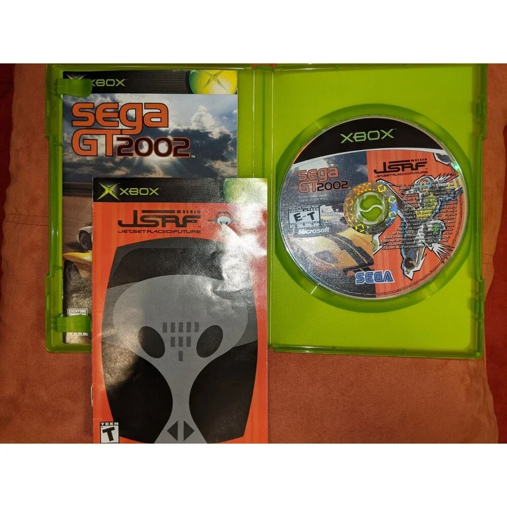 Sega GT 2002 & Jet Set‎ Radio Future, Xbox, Combo Disc, Complete